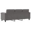 Vidaxl 3-Osobowa Sofa, Ciemnoszary, 180 Cm, Tapicerowana Mikrofibrą