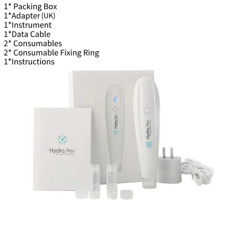 Электрический микроигольный косметический прибор H2 Водорастворимая игла Система увлажнения и отбеливания для профессионального использования