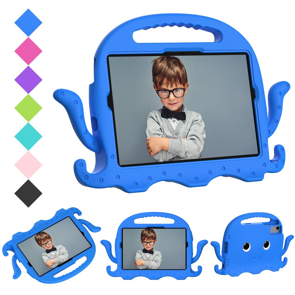 Kids Case for Pad 6 5 Pro 11 inch Redmi Pad 2 Pad SE 11" Protective Washable EVA Octopuses Cartoon Tablet Cover