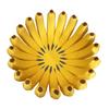 xiaobudian 3D Printed Banana Fruit Bowl, Large Capacity Tray Holder, Decorative Shape Food Serving Plate for Kitchen, Dining Table