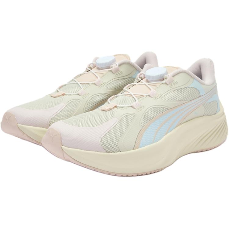 Puma Pounce Lite Нейтральный Диск Удобные Универсальные Тренировочные Спринтерские Кроссовки Легкие Амортизирующие Низкие Детские Кроссовки Бежевый 404687-02