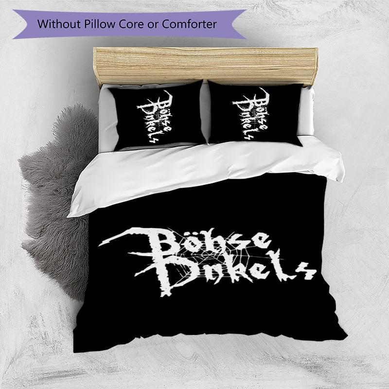 3pcs Böhse Onkelz band pattern bedding set duvet cover set includes duvet cover &pillowcases,perfect all season bedroom decoration&gift