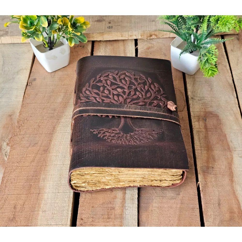 Tree of Life Leather Journal Witchcraft Journal Wiccan Pagan Handmade