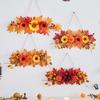 Осенние Украшения Урожая: Настенные украшения «Тыква и кленовый лист» для Хэллоуина и Дня благодарения