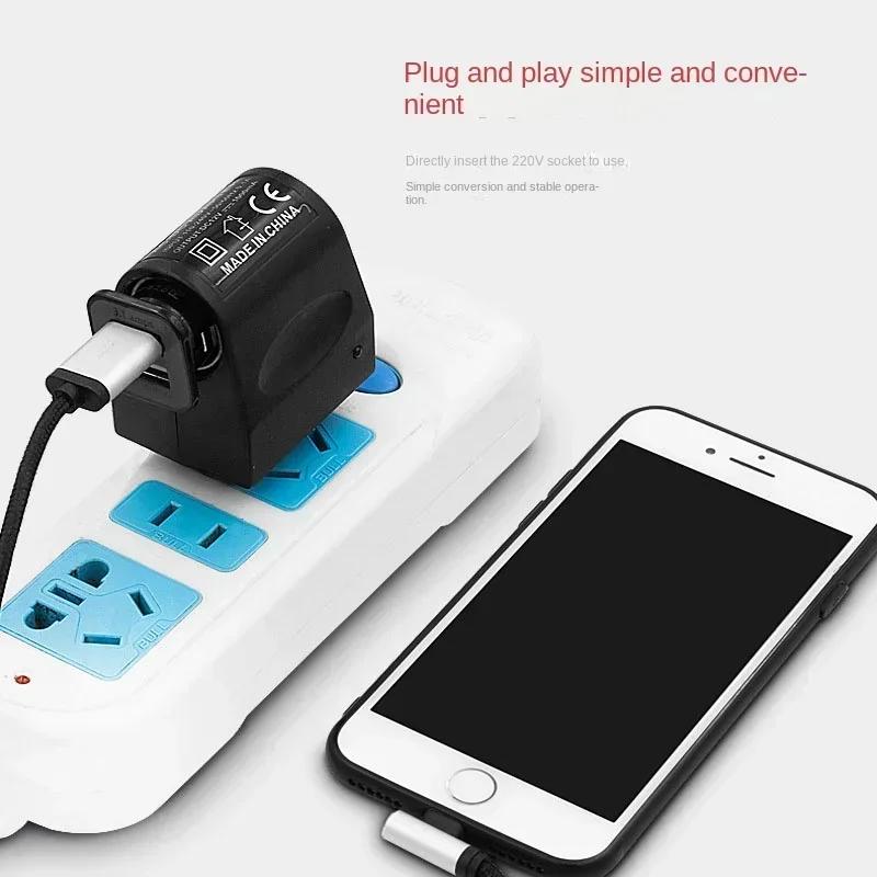 Адаптер прикуривателя автомобиля AC 220 В в DC 12 В EU US Plug Converter Адаптер для настенной розетки Автоматический преобразователь Автомобильный аксессуар