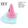 Personalized Office Supplies 3D Printed Melting Ice Cream Pen Holder, Novelty Cone Desk Desktop Accessories Stand, Funny Organizer, Decorative