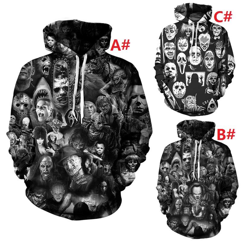 Vibrant 3d Print Skull Hooded Sweatshirt For Men And Women With Soft Breathable Material