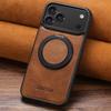 Phone Protective Case All-inclusive Anti-drop Magnetic for Iphone17 Pro Max 16 15 14 13 Case Rotating Bracket Leather Pattern