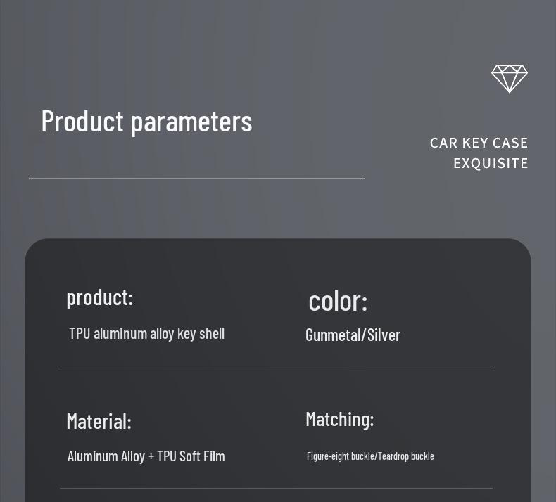 Чехол для ключа Infiniti QX50/QX60/QX70L: Стильный унисекс чехол для пульта с пряжкой