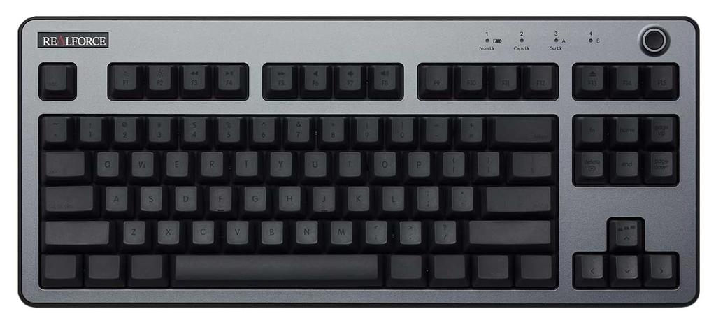 Клавиатура REALFORCE R3 Hybrid Tenkeyless 45g Mac Раскладка Английская раскладка Темно-серебристый Темно-серый R3HH11 &