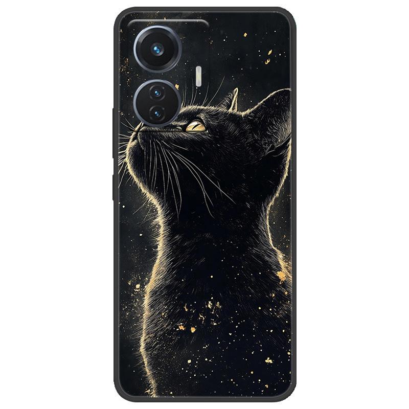 Для vivo T1 4G Y55 4G iQOO Z6 44 Вт V2153 Чехол Мраморный Мягкий Матовый Силиконовый Чехол на Заднюю Панель Для Vivo T1 44 Вт Полная Защита Чехол для Телефона