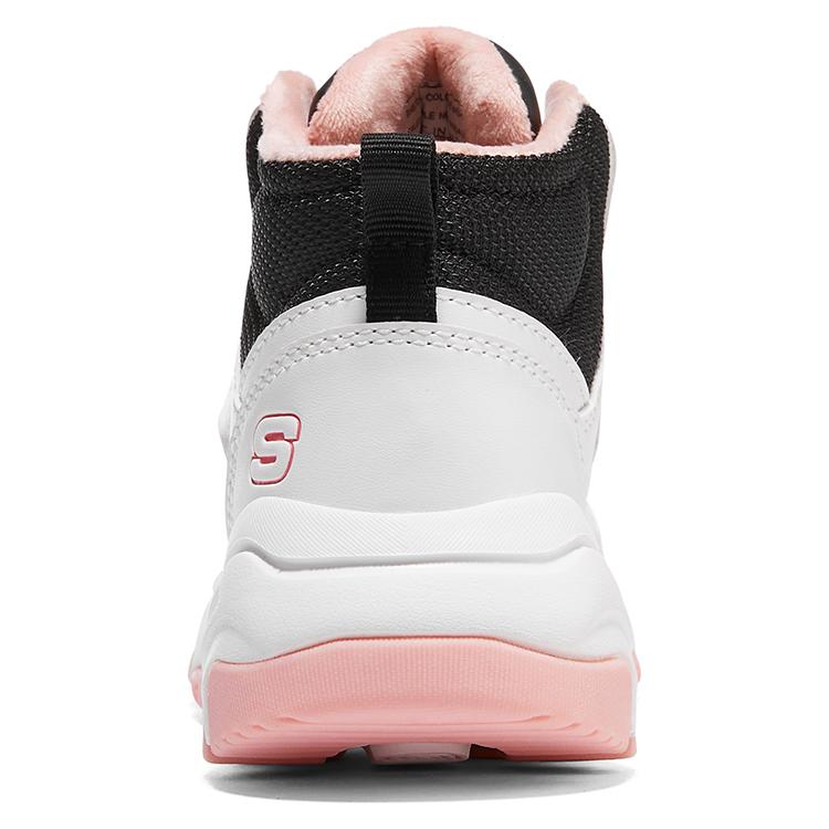 Skechers I-Conik Rebound Дышащие Повседневные Детские Кроссовки Детская кроссовка Черный Белый Розовый 8701648L-WBPK
