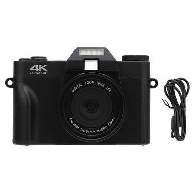 Цифровая камера 4K 60FPS 56MP 6-кратный зум 3-дюймовый IPS HD экран 1700mAh беззеркальная камера для путешествий