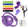 9Pcs/Set Yoga Fitness Kit with Pilates Ring Yoga Ring Ball Grip Socks 5 Booty Resistance Band Stretching Belt Home Gym Fitness Equipment