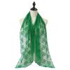 Embroidered Flower Lace Scarf Lightweight Silk Scarf Casual Sunscreen Shawl  Women
