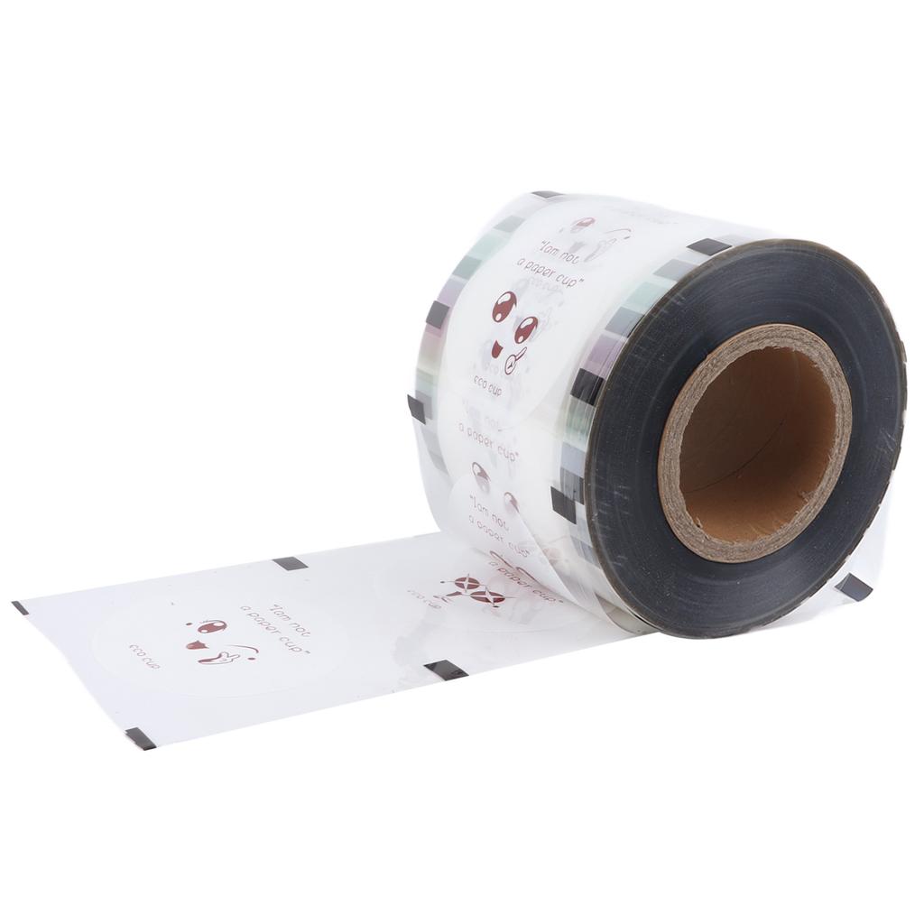 Cup Sealing Film Disposable Plastic Milk Tea Cup Sealer Film for 2500 Cups 90 To 95mm Diameter Cups