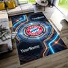 Bayern Munich Customize Your Name Carpet Perfect for Hallway Dining Room Game Room Playrooms Anti-slip Rug Decorate Offices