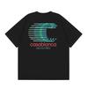 Casablanca Streetwear SS Cotton Short Sleeve T-Shirt Men Women Loose Fit Crew Neck Tee With Letter Print