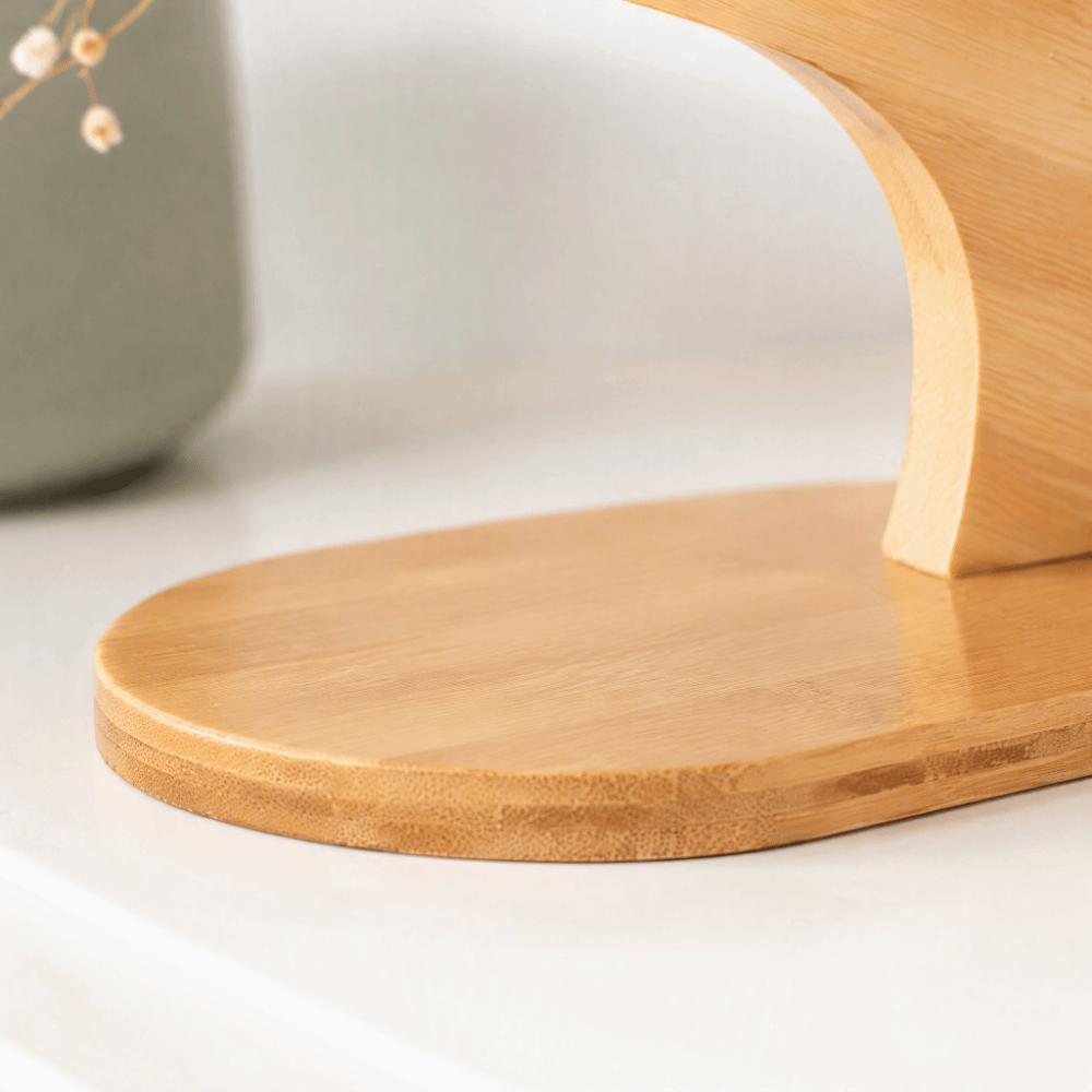 Tree‑shaped Frame Bamboo Flower Rack 8.66x7.68in Succulent Pot Holder Living Room Table