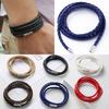 Fashion Wristband Wrap Cuff Unisex Women Men Pu Leather Bracelet Jewelry Gifts