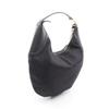 Used GUCCI Horsebit Shoulder Bag 145764 canvas leather Black Used Women