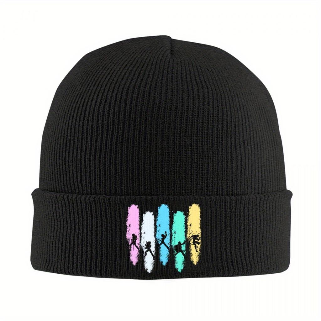 Burn Your Cosmos Knitted Hat Beanie Winter Hat Warm Color Knights of the Zodiac Anime Cap Men Women