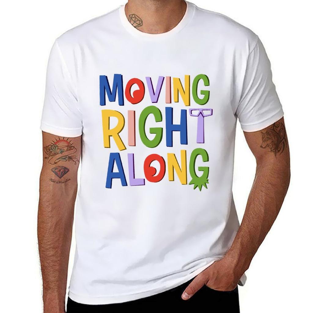 Moving Right Along Tshirt Standard Fit Solid Tee Shirt