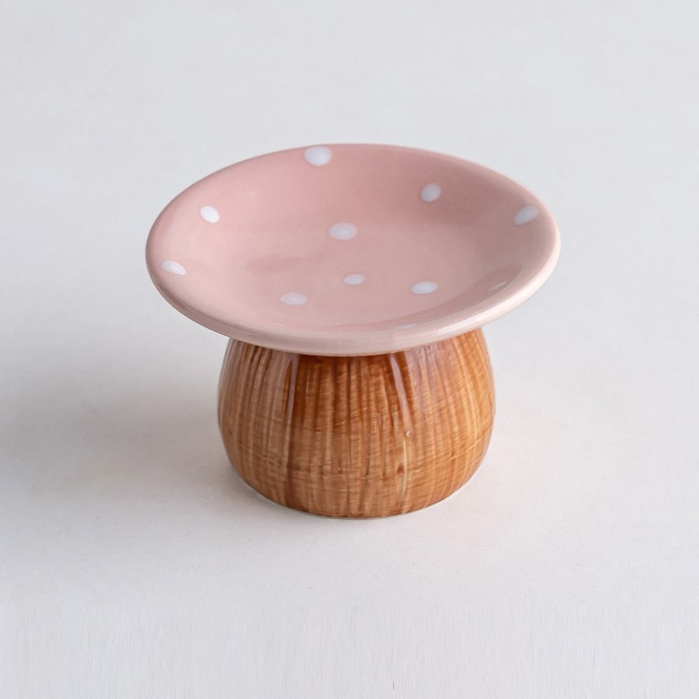 Mushroom Shape Mushroom Storage Tray Detachable Jewelry Organizer Cute Ceramic Key Catchall  Phone