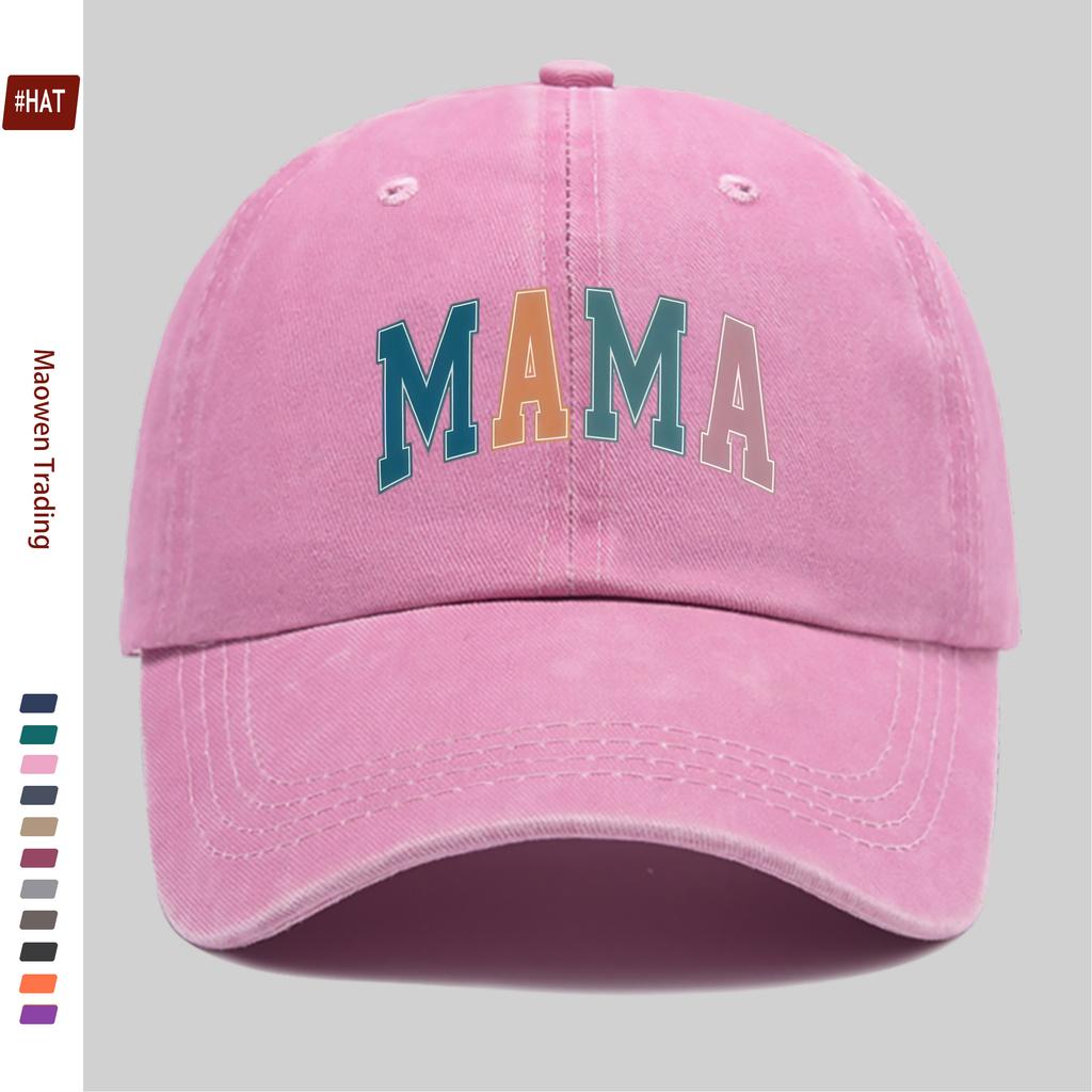 pc MAMA Letter Print Baseball Cap with MotherS Day Element Design Sun Hat Casual Decorative Hat MultiColor Optional Home L