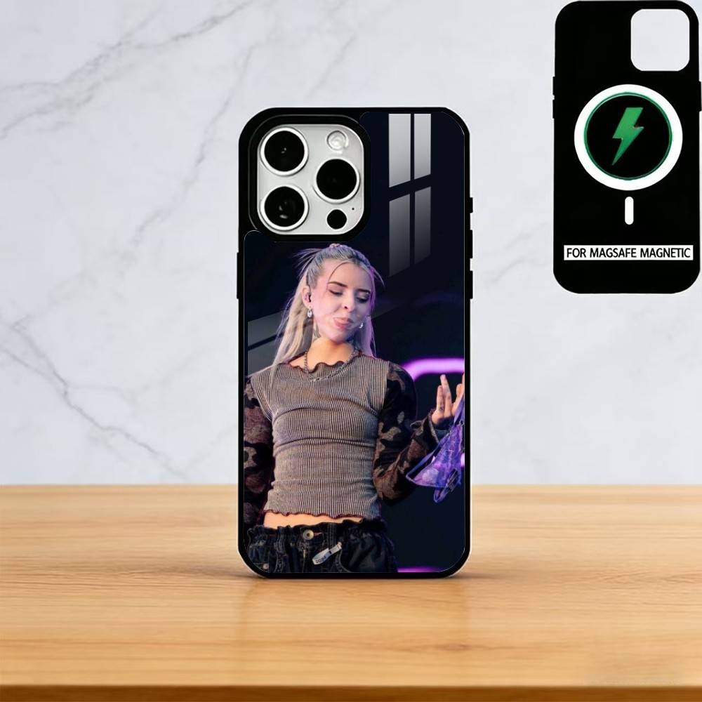 Чехол для телефона singer Y-Young Mikos для iPhone 17, 16, 15, 14, 13, 12, 11 Plus, Pro, магнитный, для беспроводной зарядки Magsafe
