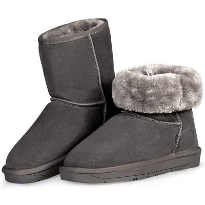 Rilobi Дутики из овчины для женщин и холодной погоды. Идеальны для школы и поездок на работу. Ботинки, мини-длина, мужские, водонепроницаемые, нескользящие, погода,