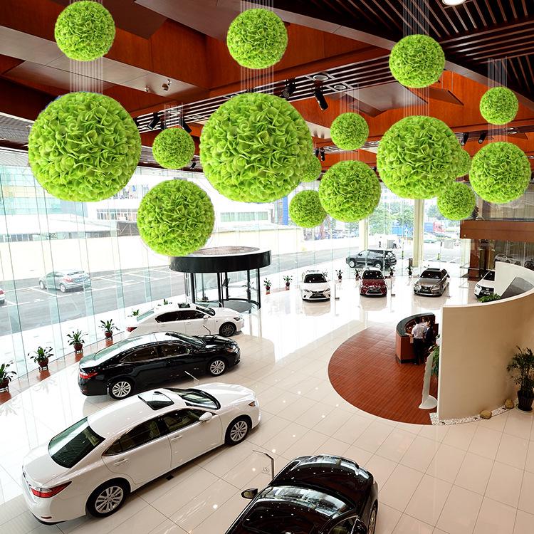 Подвесные уличные украшения в виде цветочных шаров для детского сада, потолка или магазина