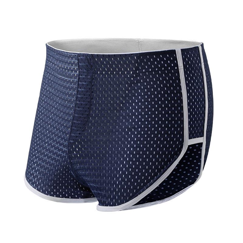 Men's Ice Silk Boxer Shorts - Summer Teen Trendy Loose-Fit