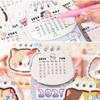 2025 Mini Desk Calendar Coil Planner 2025 Coil Calendar Cute Desktop Calendar  Home