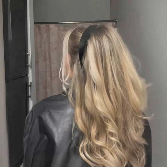 Женская повязка на голову Bump-it Up Широкий обруч для волос Добавляет объем Естественный подъем Повязка для волос Вечеринка Легкий Мягкий Аксессуар для волос