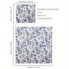 20 шт./набор Одноразовые салфетки для декупажа с принтом ретро-голубых цветов 13x13 дюймов, Подходят для свадеб, дней рождений, праздников