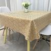 Household Plastic Anti Slip Table Mat PVC Square Tablecloth Waterproof and Anti-Scald Printed Tablecloth Tea Table Table Cover,