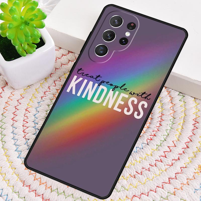 Относись к людям с добротой Чехол из ТПУ для телефона Samsung Galaxy note 10 pro S26 S25 S24 S23 S22 Ultra Plus S21 FE S20