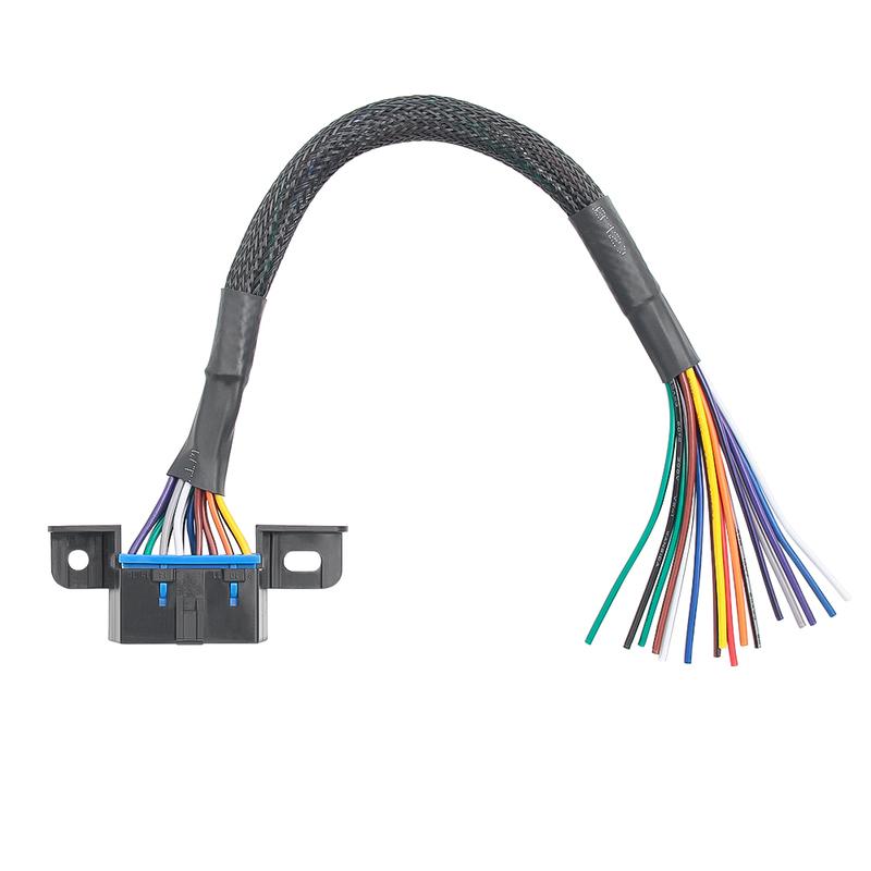30 см Терминальный тип OBD2 Female к разноцветному DIY кабелю Автомобильный диагностический Автоинструмент OBD 2 Разъемный кабель