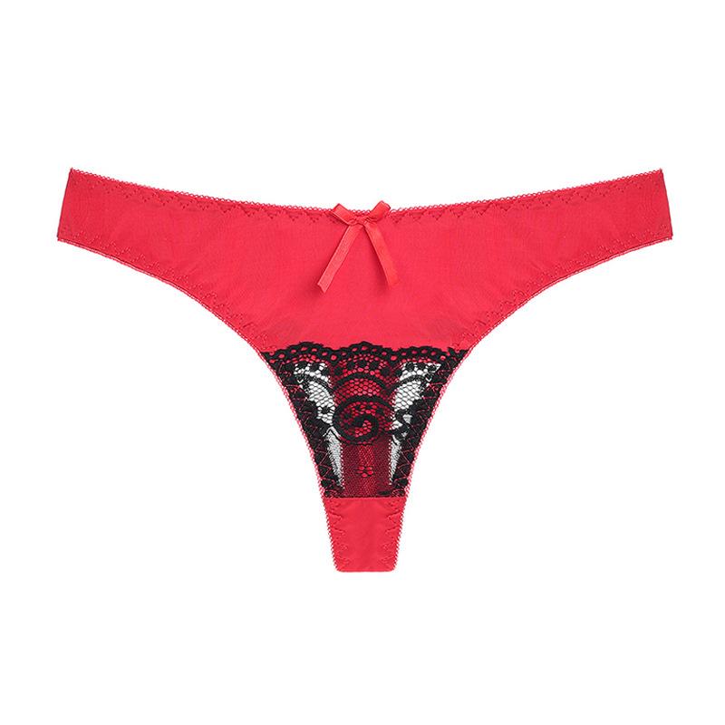 Lace Sexy T Panties Shorts Brief Underwear Women's Thong Fashionable Hot Spicy See Through Underpants