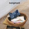 Songmont Многослойная синяя серия Сумка-кроссбоди для телефона Маджонг Мини