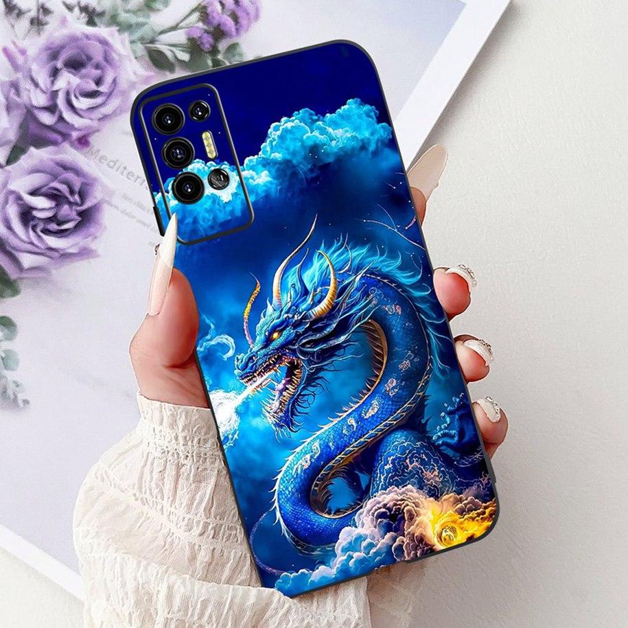 For Tecno Pova 2 Case LE7 LE7n Cover Cool Dragon Lion Cartoon Soft Silicone Protective Shells For Tecno Pova 3 LF7n Pova2 Bumper