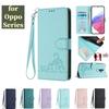 6-Color PU Leather Phone Wallet Case with Cat-and-Mouse Pattern Case for Oppo A1 Pro,A11,A15s,A16,A17,A2 Pro,A3,A32,A36,A76,A96A52,A72,A54,A60...