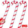 Inflatable Crutches Christmas Candy Canes Xmas Tree Hanging Ornaments Balloons New Year Home Party Decoration Stick Kids Toys