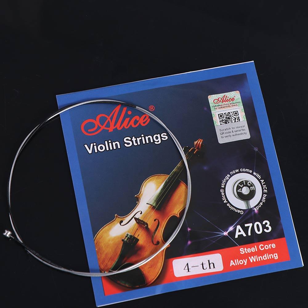 E A D G Strings A703 Violin Strings 4/4 3/4 1/2 1/4 1/8 Fiddle String Music School Students
