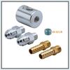 Универсальный манометр топлива 1/8 NPT, заполненный жидкостью полированный корпус 0–160 фунтов на квадратный дюйм и комплект адаптеров для систем впрыска топлива