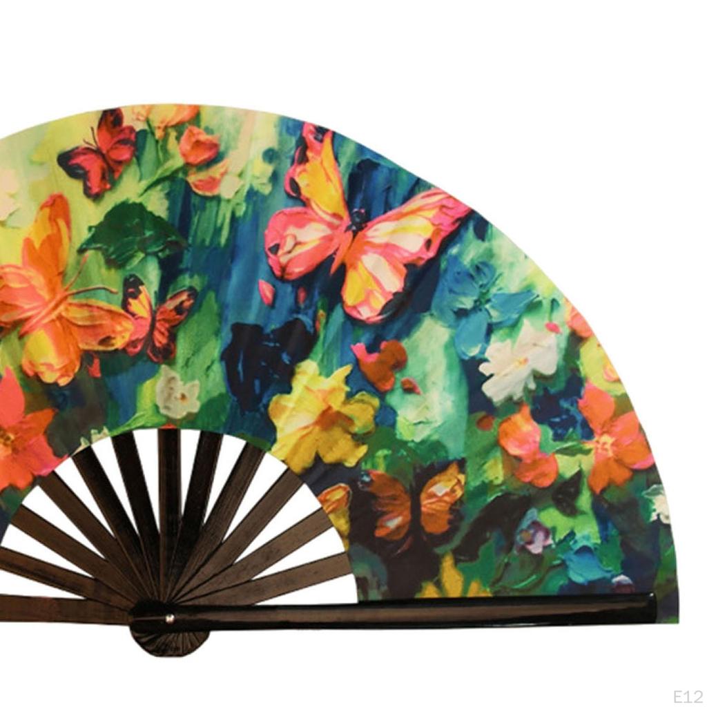 Bamboo Frame Folding Fan for Dance Events And Festivals