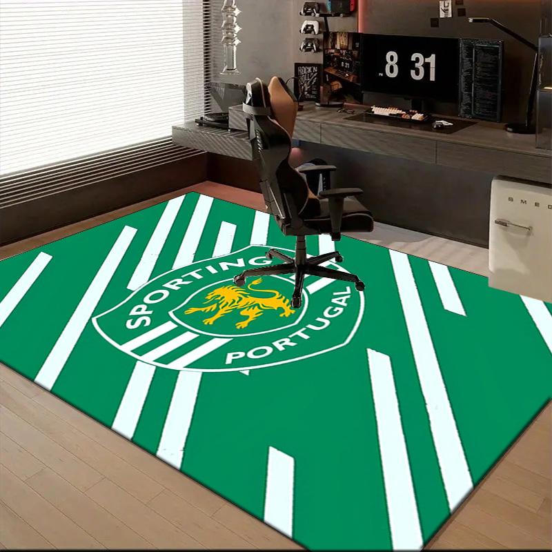 Sporting Cp Crest Emblem Rug Office Floor Mat - Machine Washable for Bedroom, bedroom, livingroom, Room Decor Fan Gifts Christmas