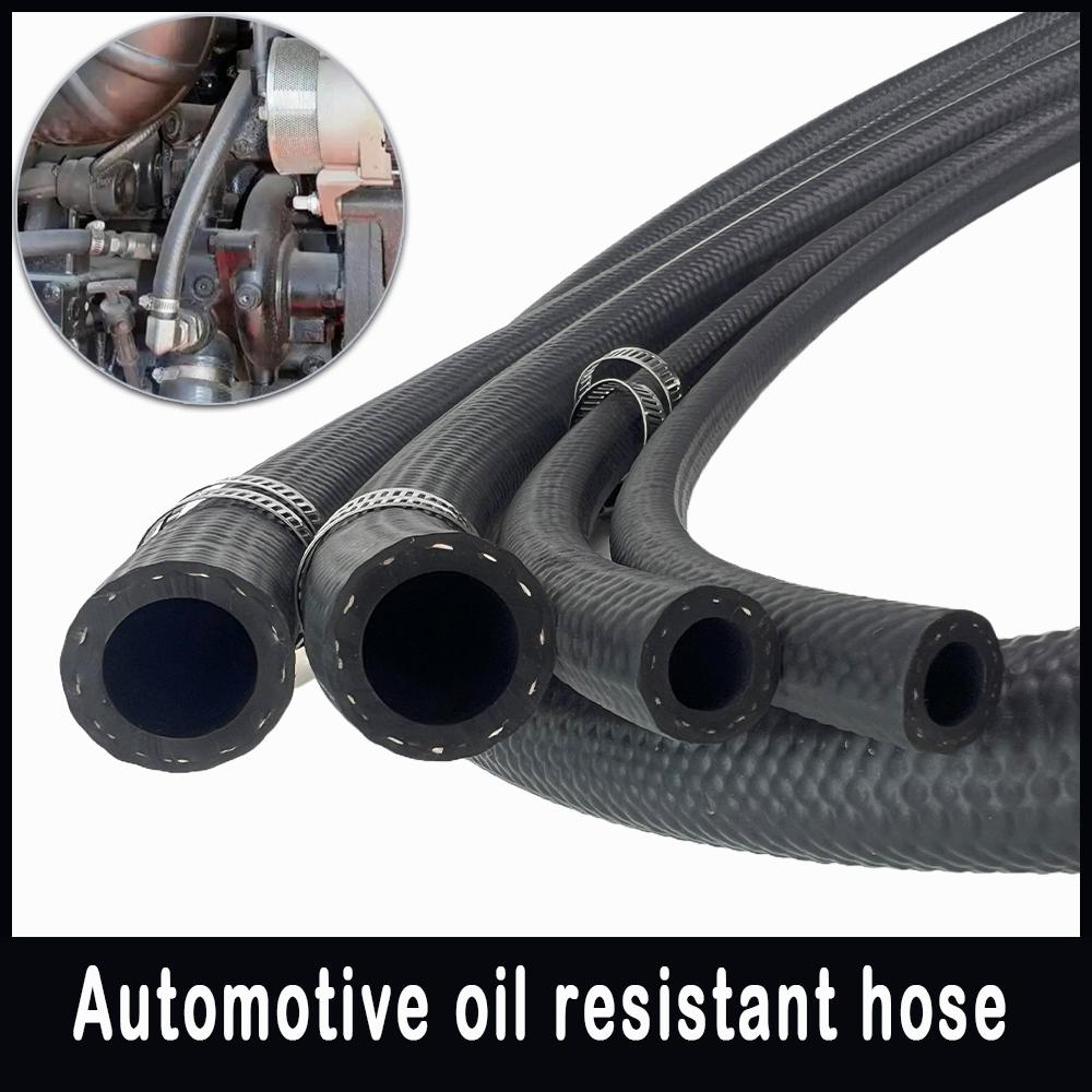 NBR Oil Resistant Automotive Motorcycle Truck Van Fuel hose Diesel Vacuum Engine Oil Hose ID 4 5 6 8 10 12 14 16 19 20 22 25 mm