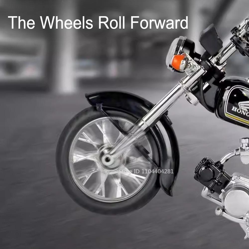 1:12 Honda Jh-70 Kx450 Сплав Мотоцикл Литая Модель Машины Игрушки Управление Передним Колесом Резиновая Шина Миниатюрный Мотоцикл Для Подарка Мальчику